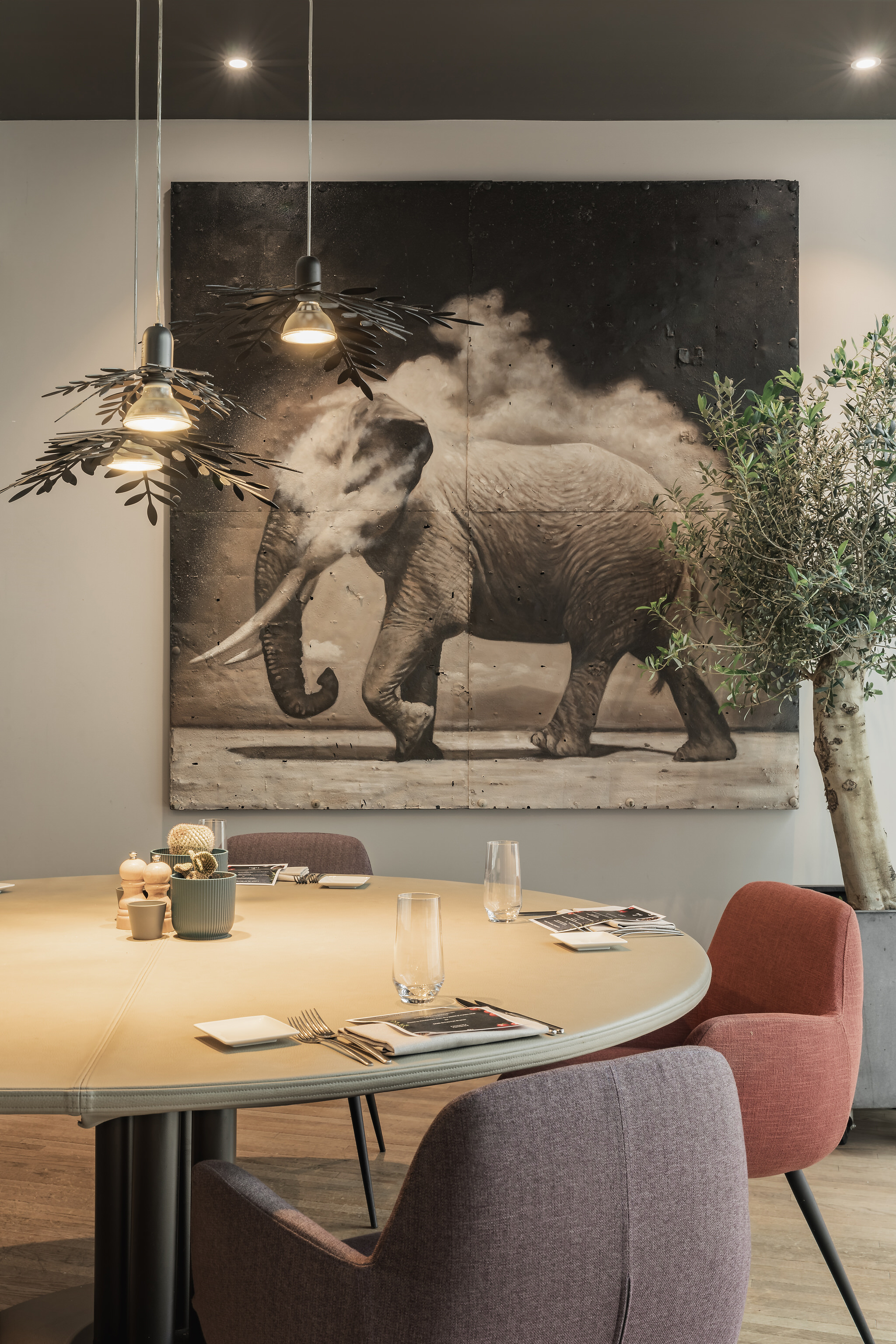 Elephant Artwork in Louvain-La-Nueve